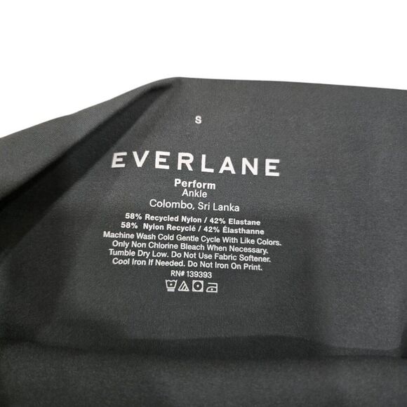 Everlane Perform Ankle Leggings Women's Small Green High Rise Performance Stretc - Picture 4 of 6